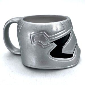 Star Wars Captain Phasma Helmet Mug Cup By Zak! Silver Ceramic Collectible 2015